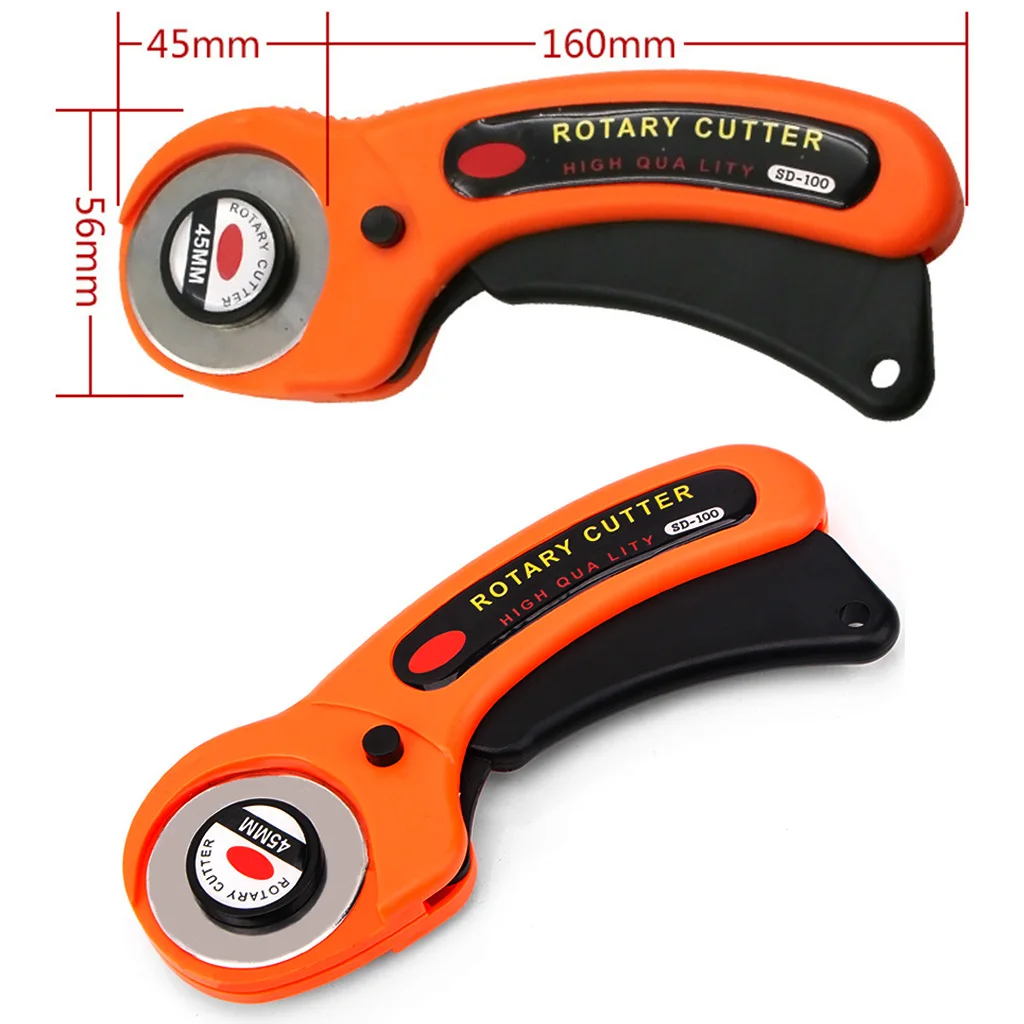Набор роторных резаков 45 мм лезвие для круговой резки ткани бумаги кожи