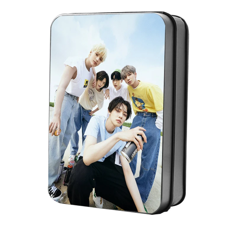 

KPOP TXT The Chaos Chapter: FIGHT OR ESCAPE Polaroid Photo Lomo Card Tomorrow X Together Fans Gift Metal Box Cards 40Pcs/Box