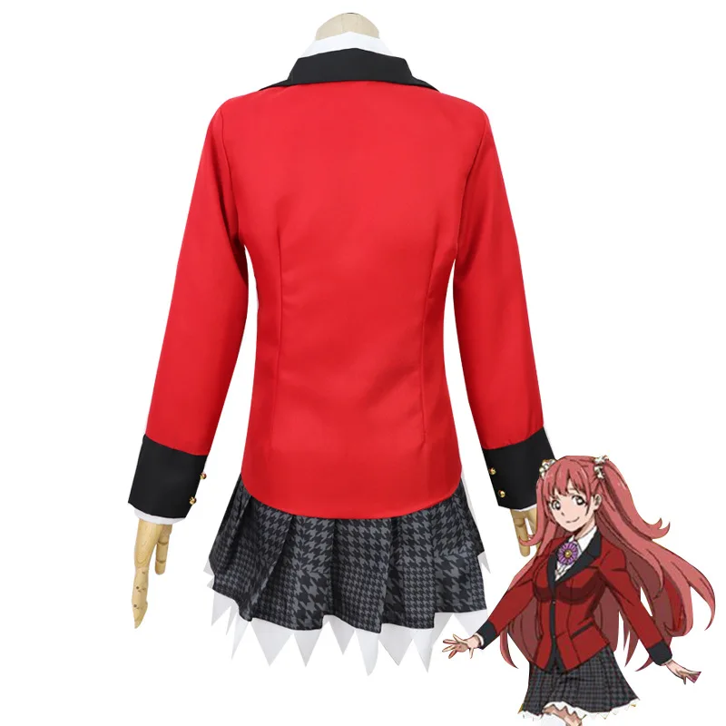Костюм для косплея аниме Kakegurui 2020 костюм джабами юмеко униформа японской старшей