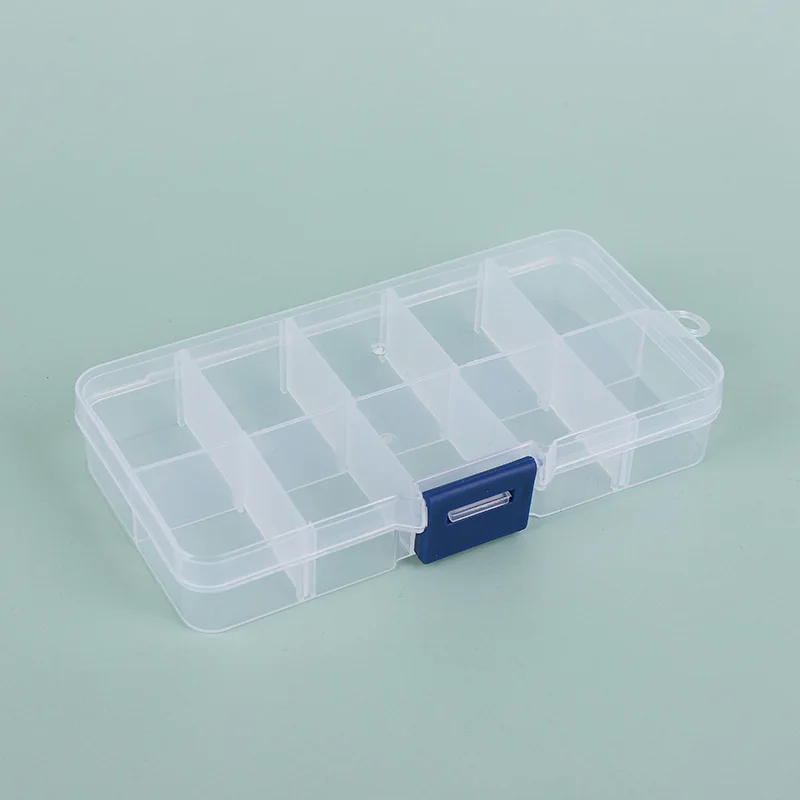 

10 Compartments Pill Cases Transparent Portable Travel Medicine Box Tablet Storage Jewelry Pills Box Organizer Case pillendoos