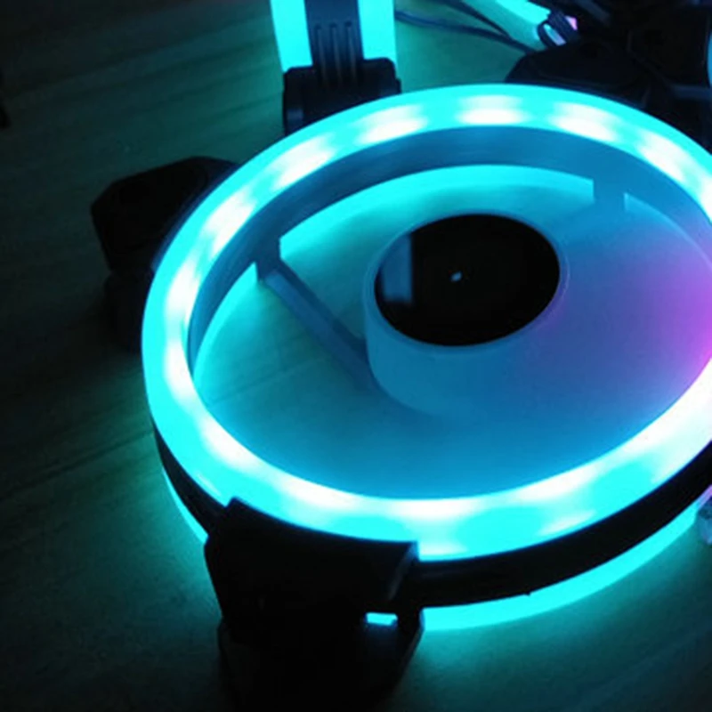 COOLMOON F GM1 чехол для компьютера PC охлаждающий вентилятор RGB Настройка 120 мм тихий +