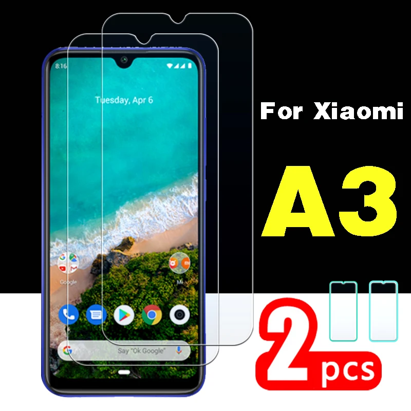 2 шт mi A3 стекло для xiaomi a3 a 3 Защита экрана закаленное 3a бронированная защитная