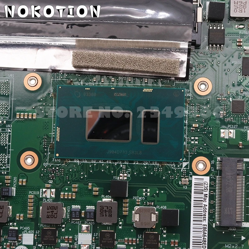 nokotion for lenovo thinkpad t480s laptop motherboard fru 01lv626 02hl864 et481 nm b471 sr3l8 i7 8650u cpu 8gb ram free global shipping