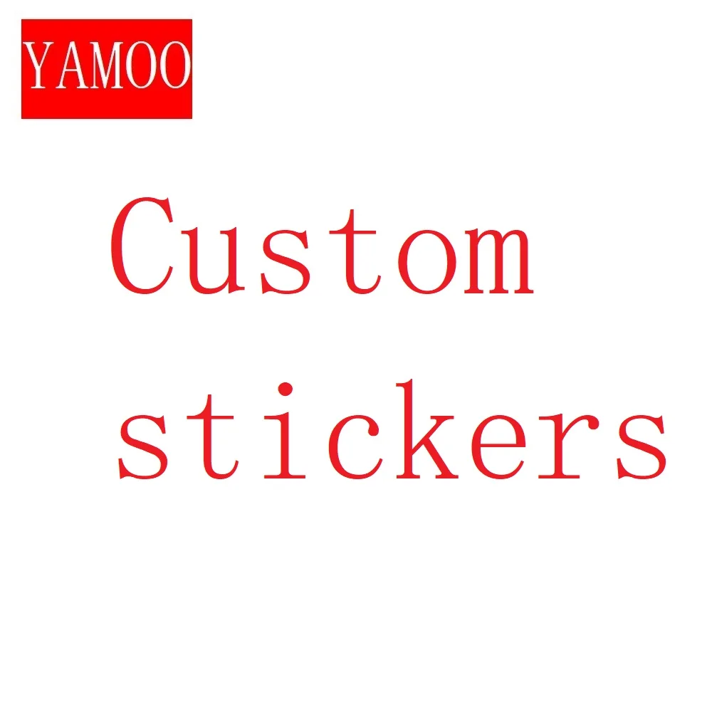 Пользовательские наклейки печатные рекламные пользовательские логотипы