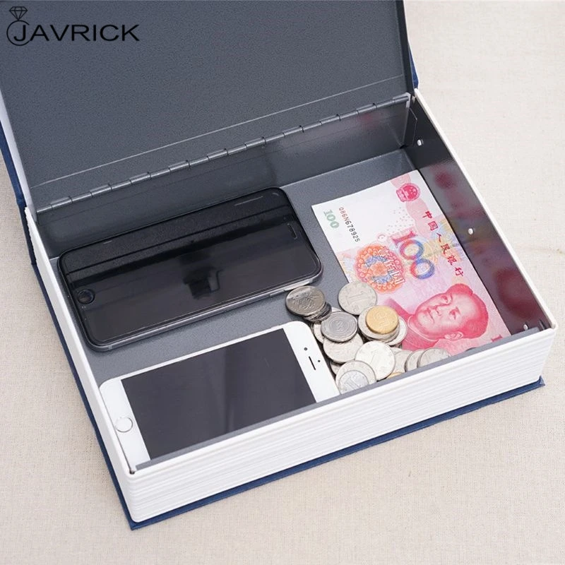 

Dictionary Diversion Secret Book Hidden Safe Box with Key Lock Jewelry Storage Tool
