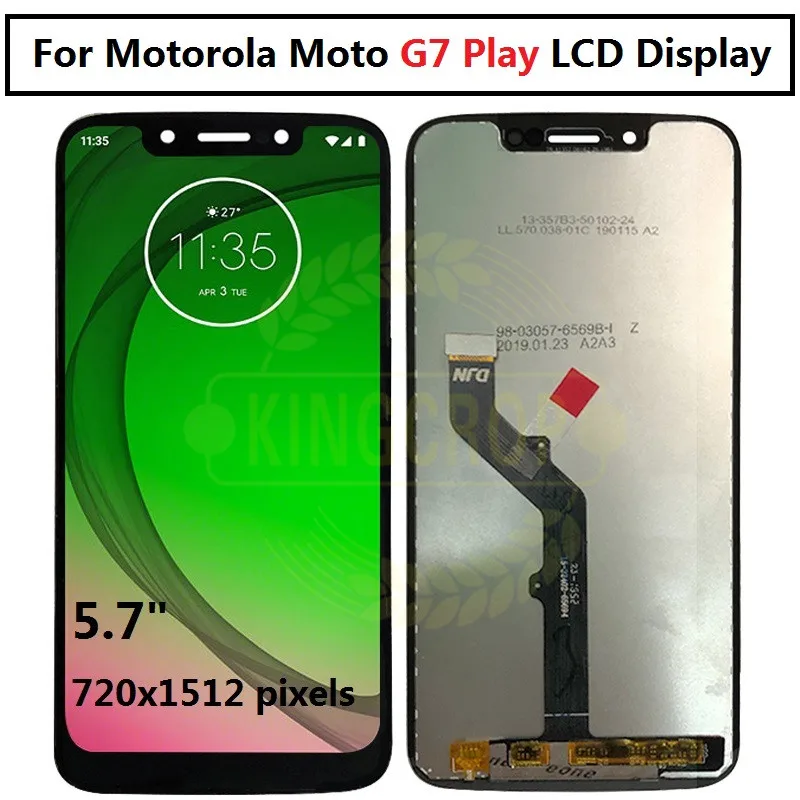 G7 lcd для Motorola Moto G7 power display XT1955 lcd G7 Plus сенсорный экран дигитайзер G7 Play lcd Замена XT1952 lcd