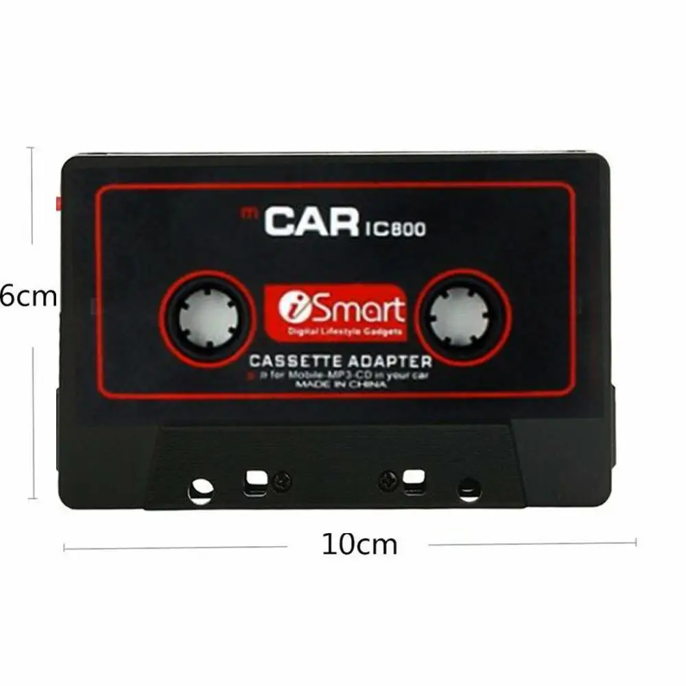 Универсальная автомобильная мини кассета IC800 3 5 мм аудиоадаптер AUX для MP3/MP4 музыки