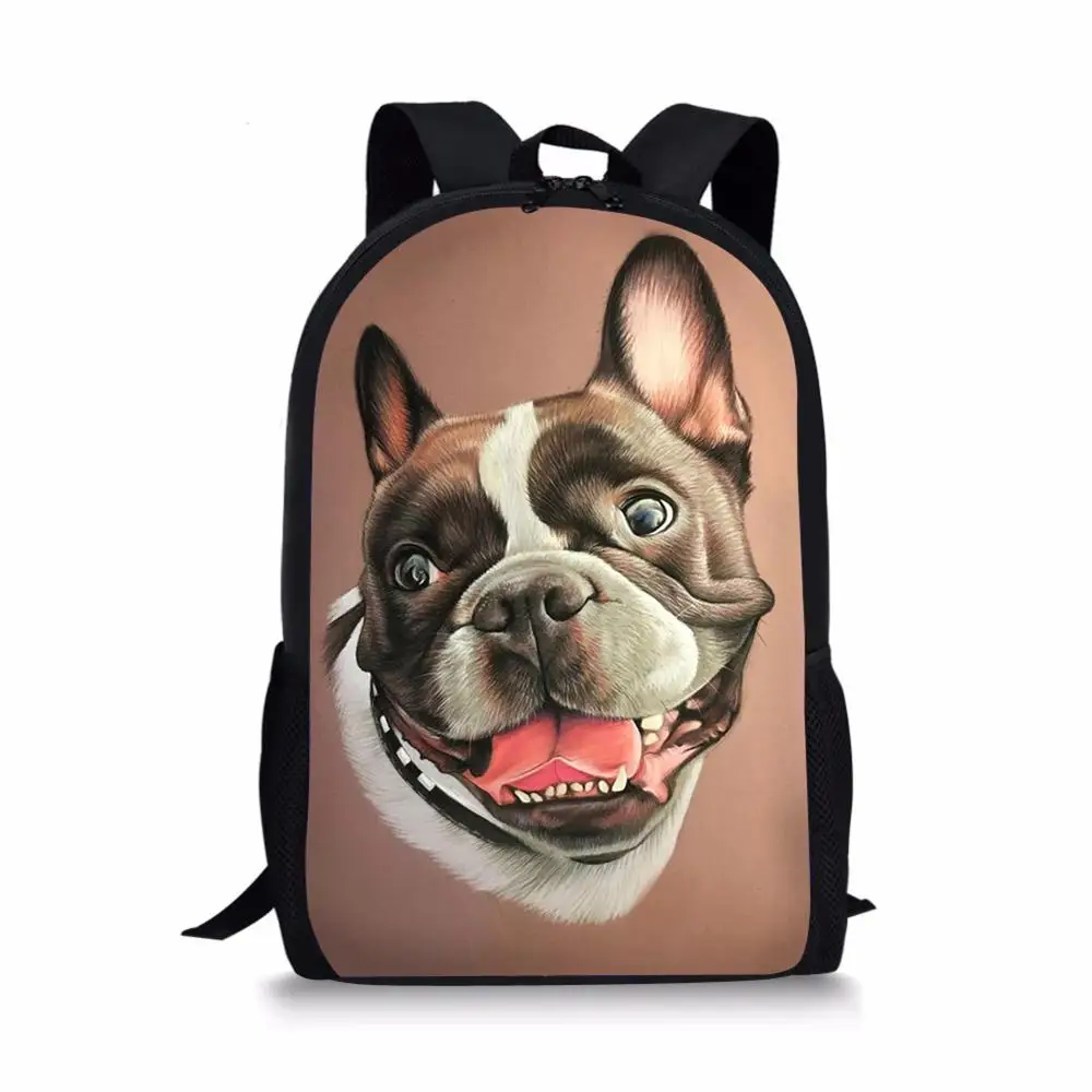 HaoYun модные детские школьные сумки милый детский дорожный Рюкзак Kawaii Bulldogs с
