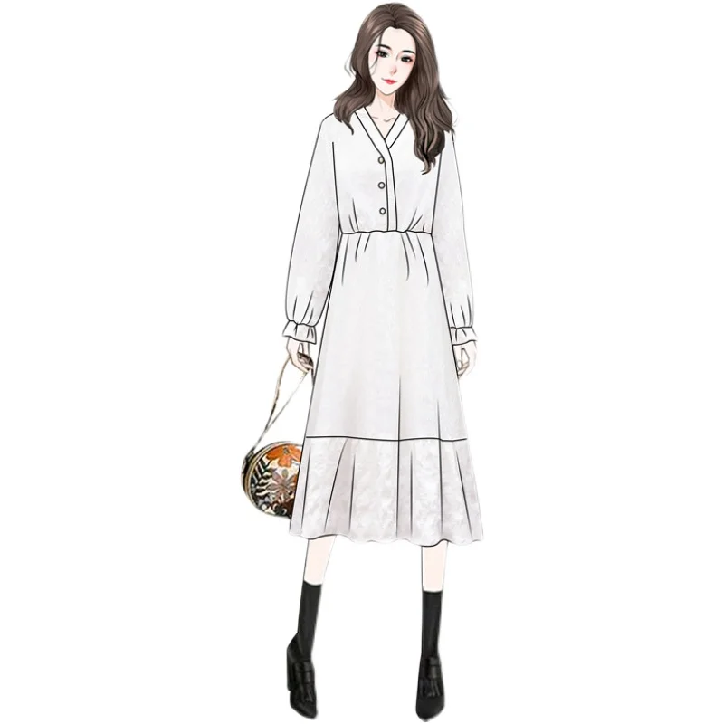 

COIGARSAM Women dress Dresses White Red Black 7630