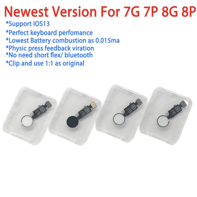 Новинка JC универсальная Кнопка Home Flex для iPhone 7G 7P 8G 8 Plus Кнопка возврата с функцией возврата конечное решение без Bluetooth