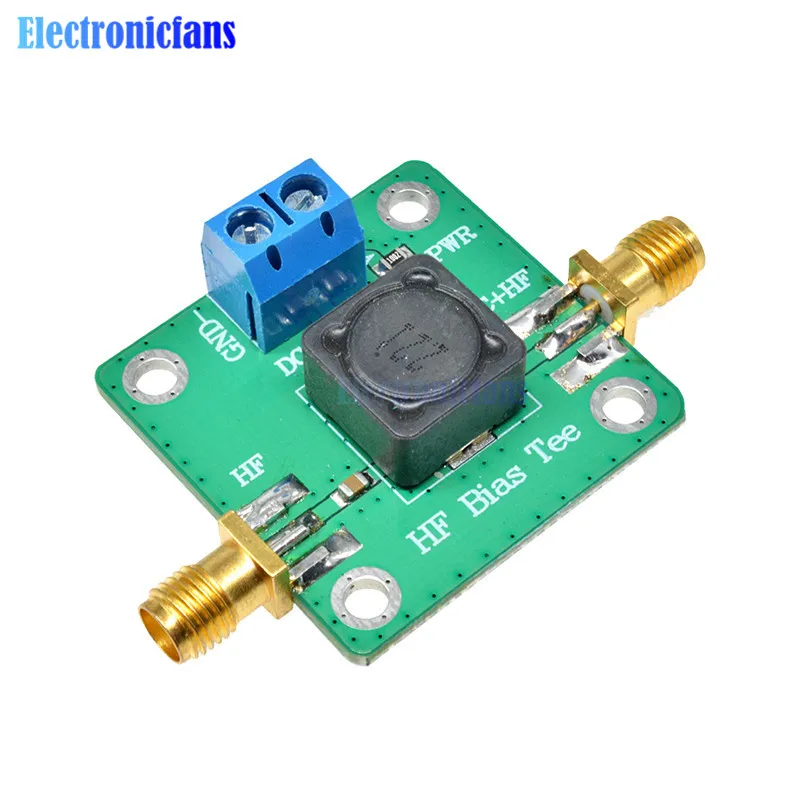 РЧ СВЧ ВЧ косой тройник 50 к-60 МГц DC офсетный питатель для РФ коротковолновой RTL SDR