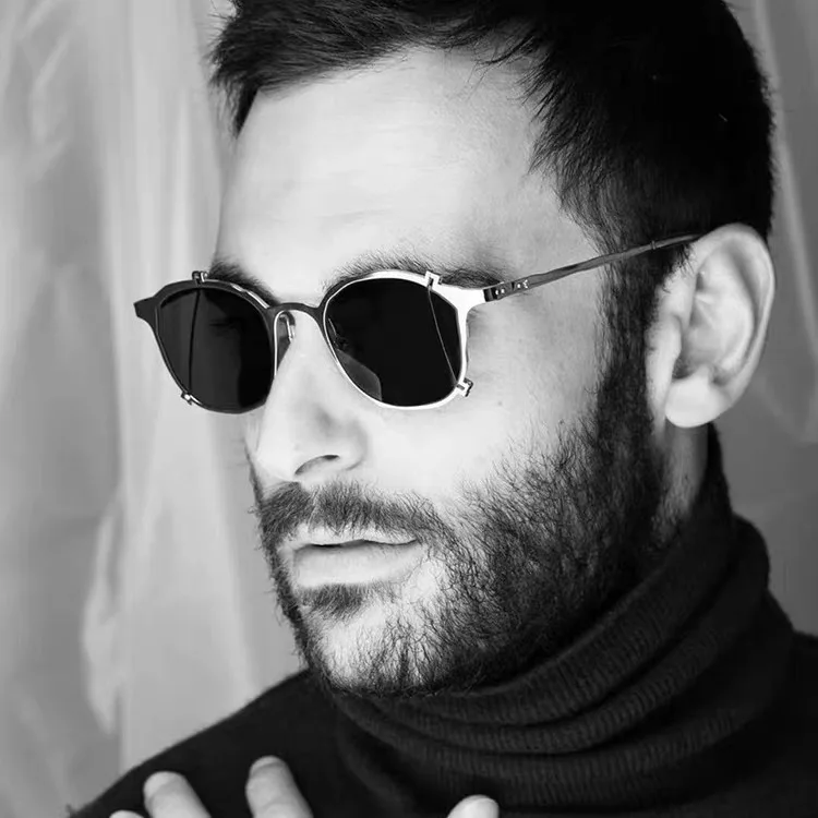 Мужские и женские очки ручной работы титановые в стиле ретро оправа для