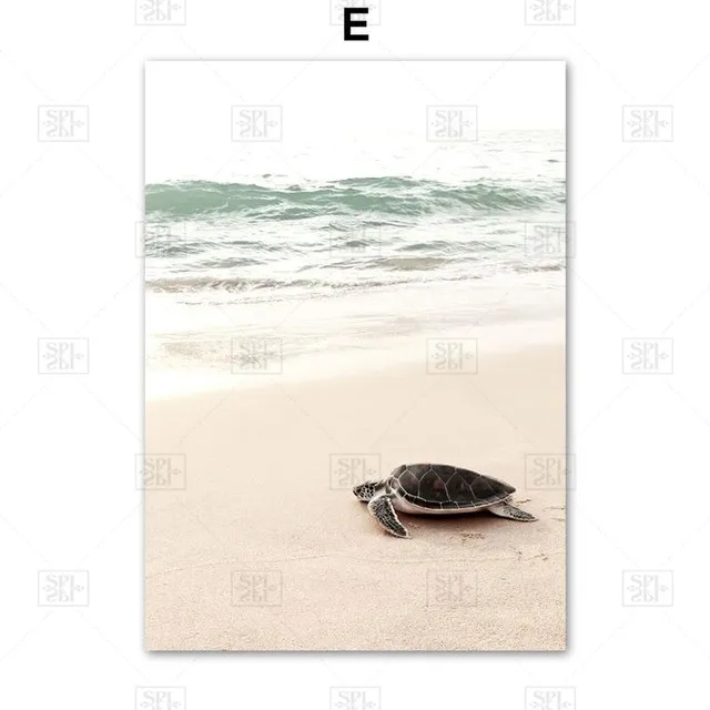 Настенная Картина на холсте с изображением солнечного света пляжа моря женщины