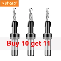 dia 6 14mm countersink drill woodworking drill bit drilling pilot holes for screw counter bore drill screw countersunk 8mm shank