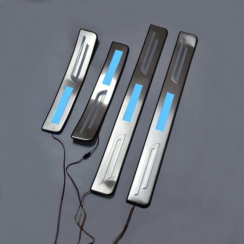 Автомобильные аксессуары для стайлинга светодиодная Накладка на порог из