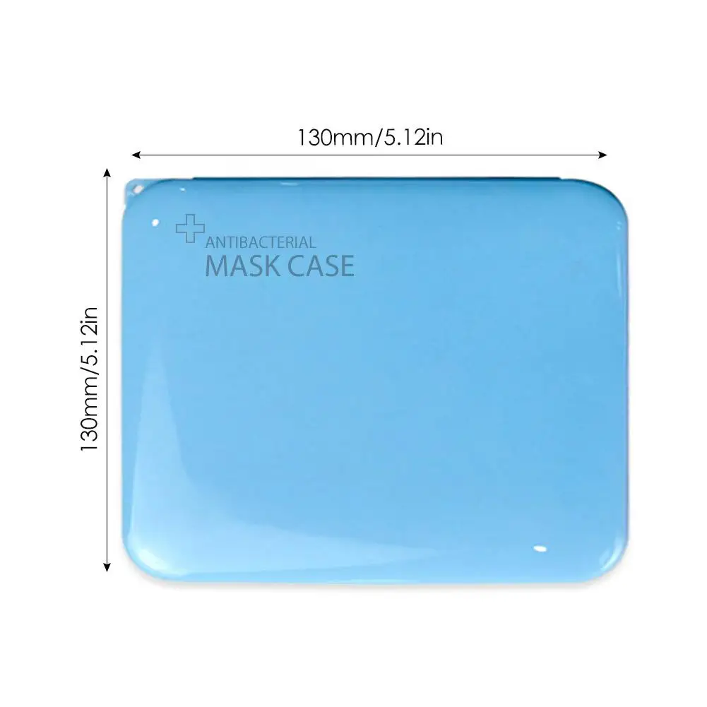 Переносная маска ящик для хранения Пластик одноразовая Чехол Органайзер