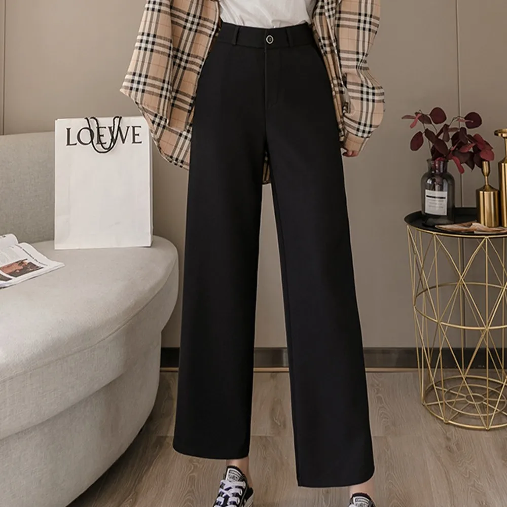 

Sweatpants Women Clothes Pant Streetwear 2020 Summer Fashion Korean Style Wide Leg Harajuku Baggy Black High Waisted Vintage New