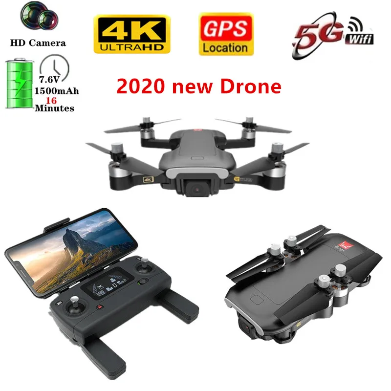 Профессиональный Дрон Bugs 7 gps Квадрокоптер с 4K ESC HD Gimbal камера умный бесщеточный