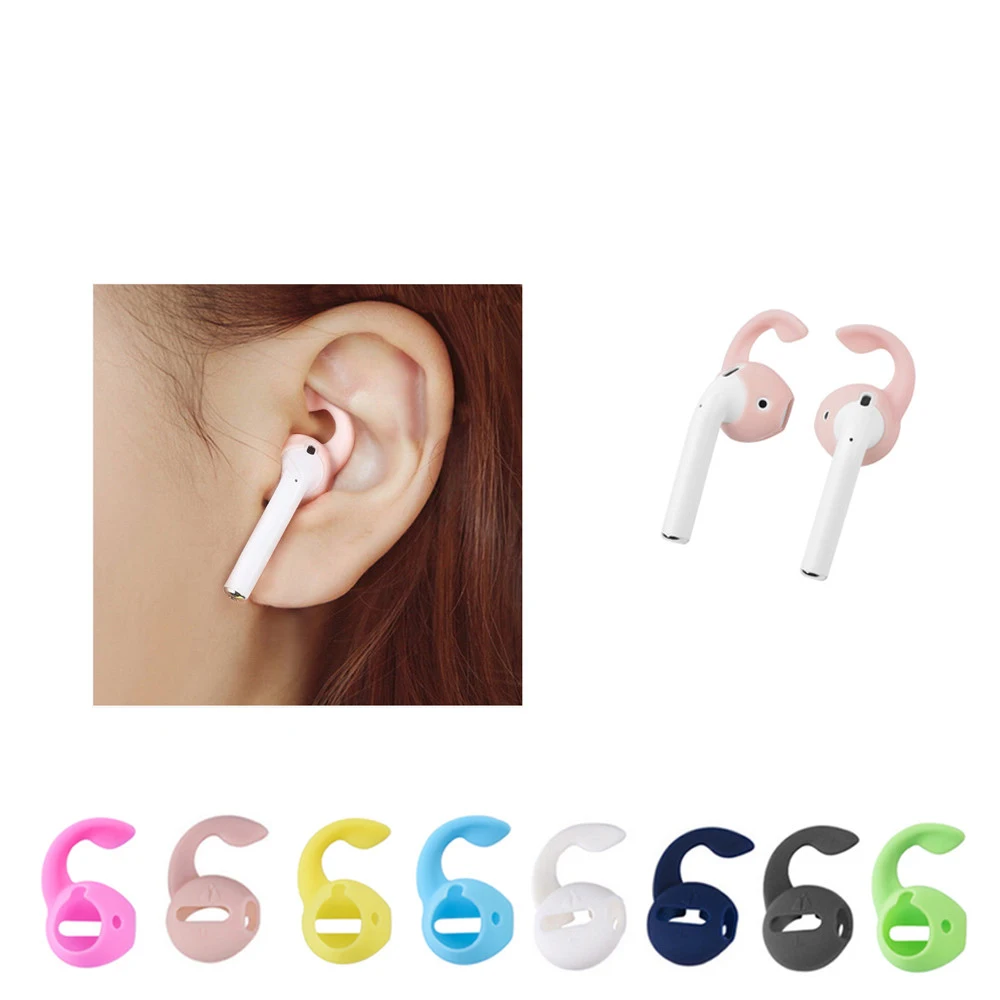 Силиконовый чехол для наушников Apple AirPods 1 пара противоскользящий сменный