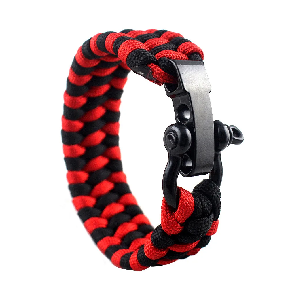 Многофункциональный браслет для выживания на открытом воздухе 23 см