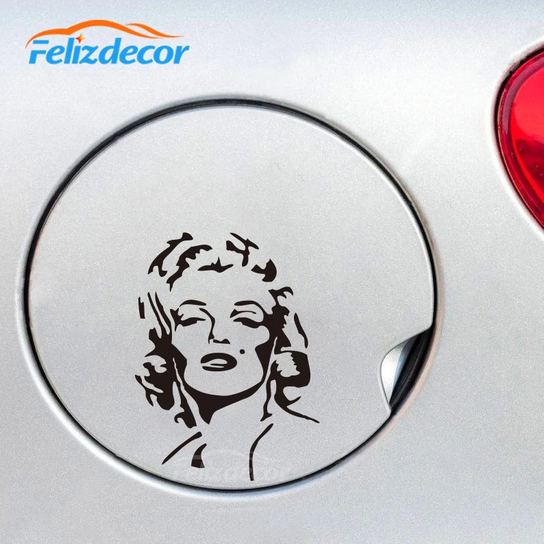 Привлекательный и уверенно красивая женщина автомобильные наклейки на кузов