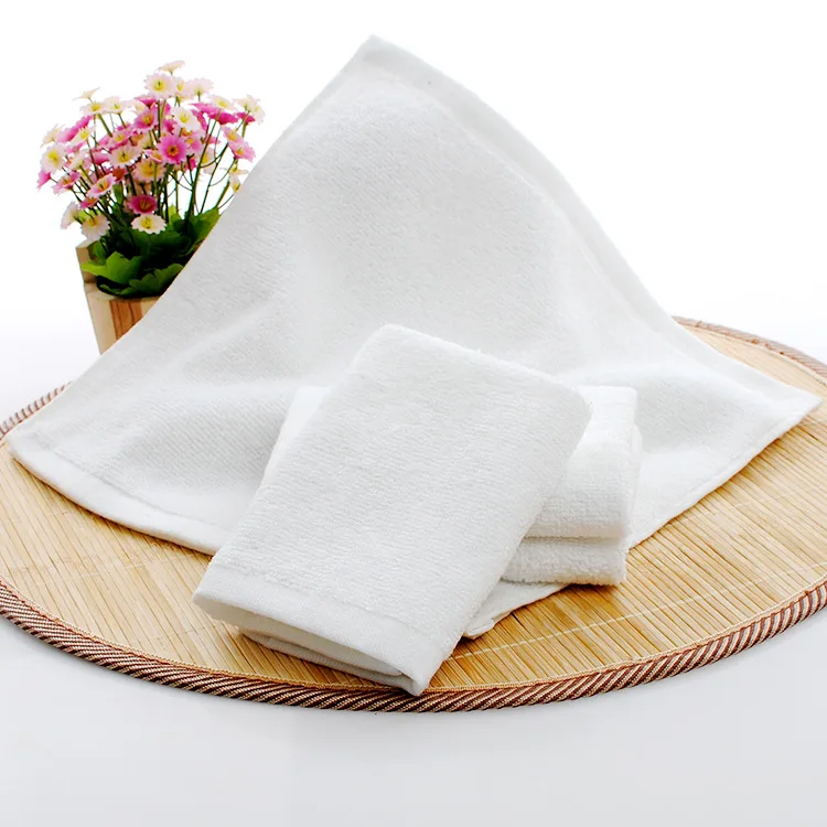 Прямая поставка дешевое детское полотенце 30*30 см домашнее белое быстрое шарф