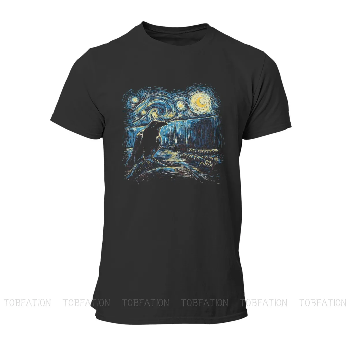 Мужская Уличная одежда модная футболка Винсента Ван Гога