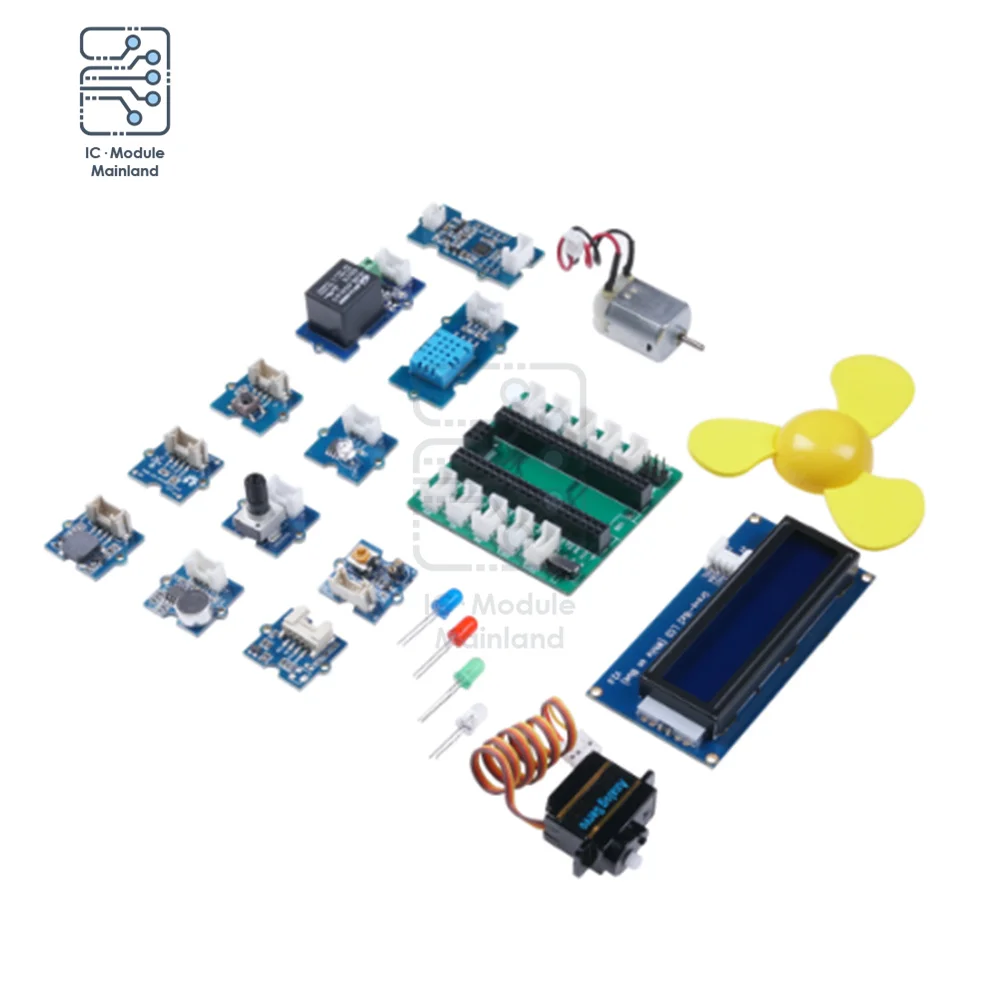 Стартовый комплект для Raspberry Pi Pico макетная плата датчики приводы и настройки