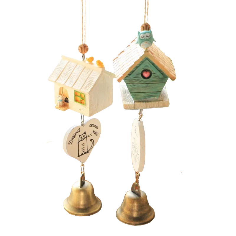 

Деревянные ветряные колокольчики в японском стиле, подвески для спальни, балкона, украшения, подвески из смолы, детские подарки на день рождения