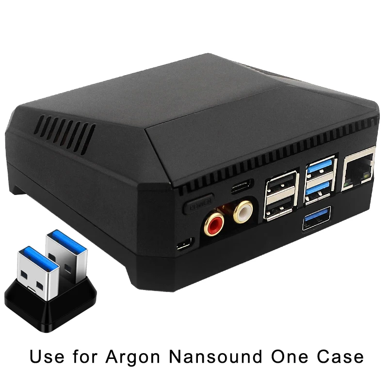 Плата расширения Raspberry Pi 4 Argon ONE M.2 USB 3 0 на SATA SSD Nvme M2 512G 128G Базовый адаптер для V2 -