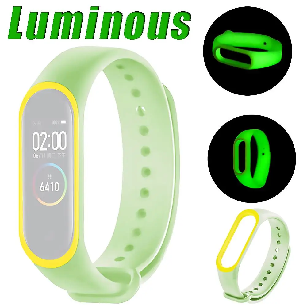 Светящийся силиконовый умный браслет высокого качества TPE модная прочность
