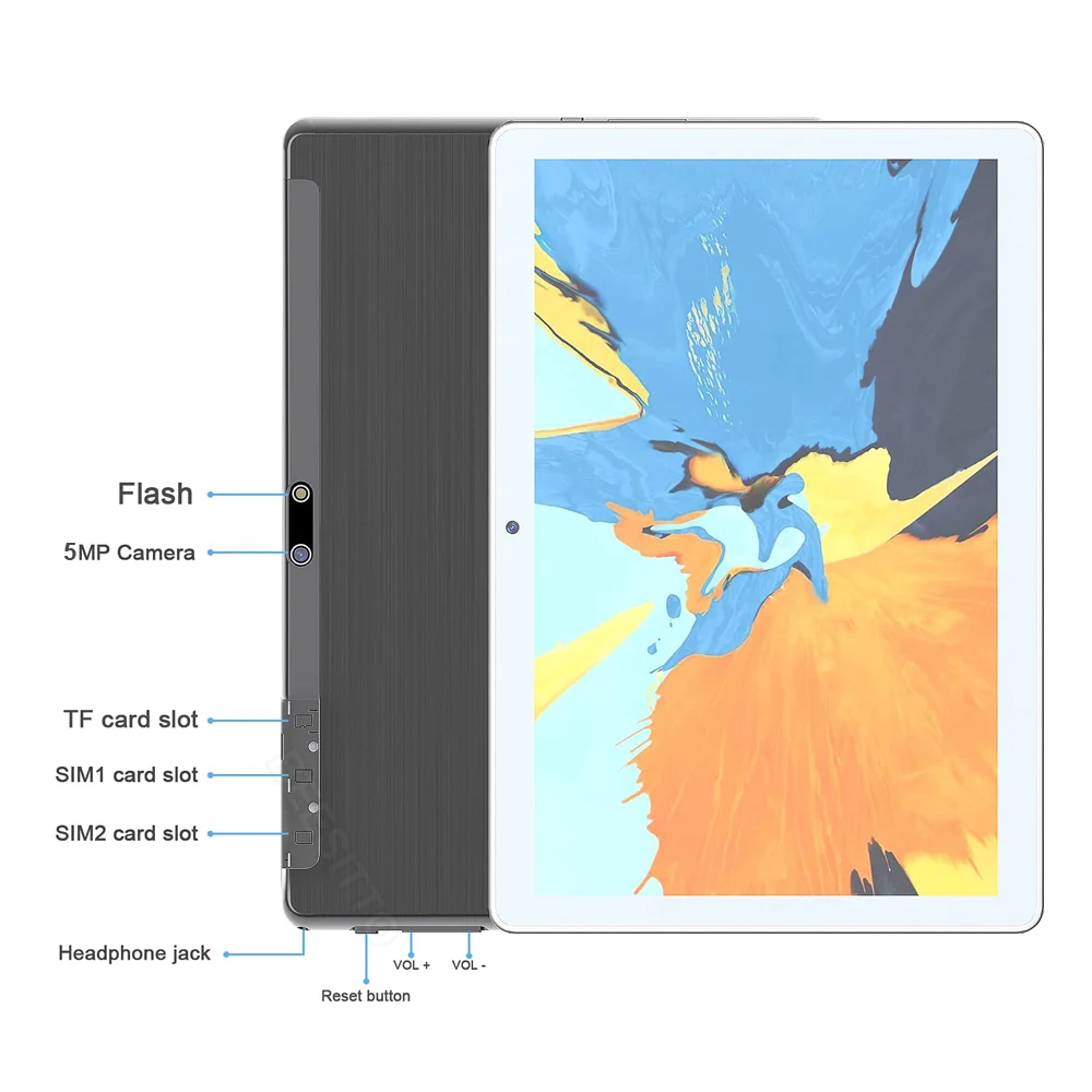 10-дюймовый планшет с 10-дюймовым дисплеем десятиядерным процессором MTK6797 ОЗУ 6 ГБ