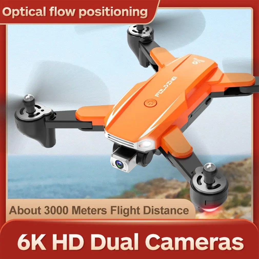 

S6 6k HD Pixel Drone 4K HD Camera WIFI FPV Hight Hold Mode One Key Return Foldable Arm Quadcopter RC Dron For Kids Gift