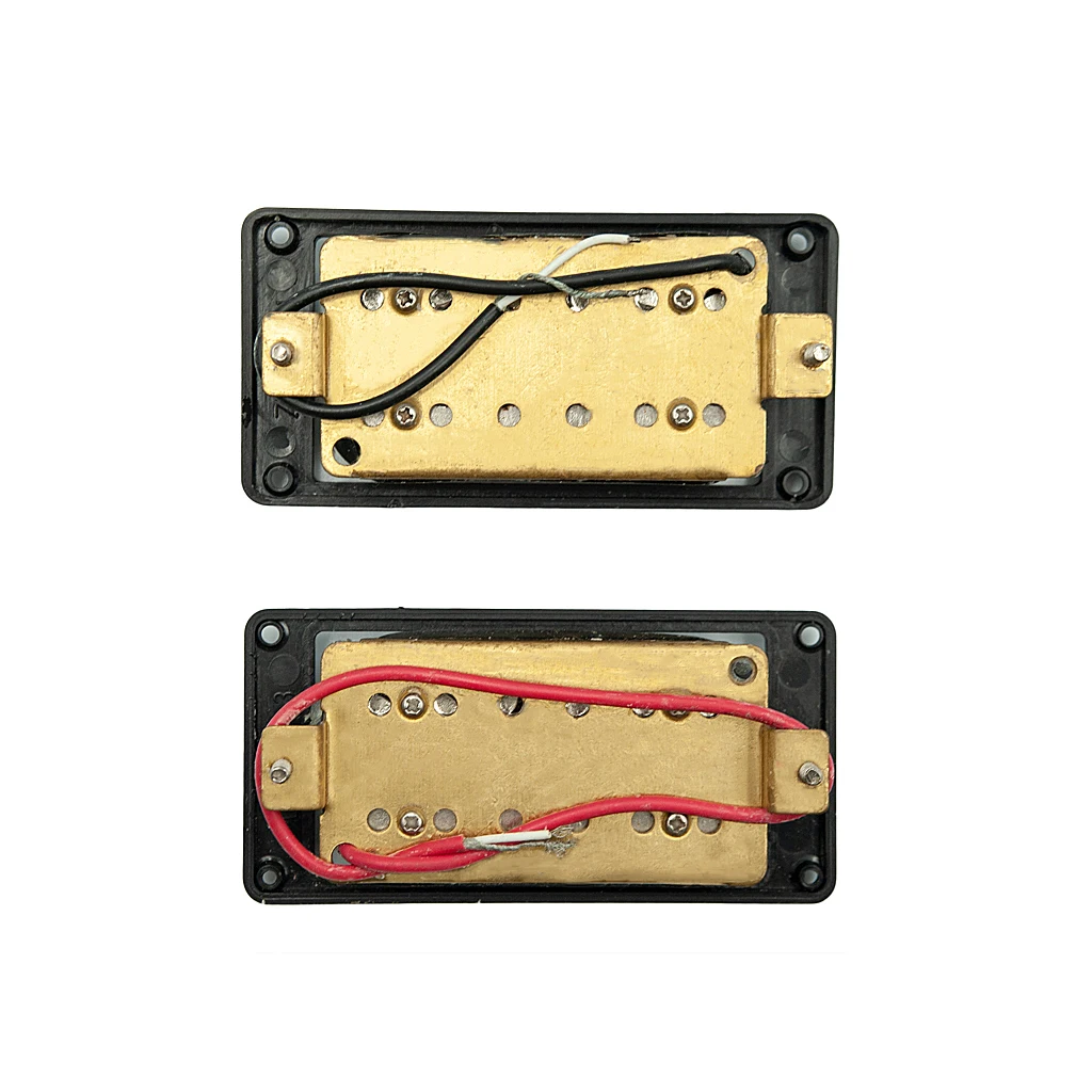 naomi elektrische gitarre pickup dual coil humbucker neck bridge set 50mm52mm wschwarz rahmen keramik magnet für st lp style gitarre free glo