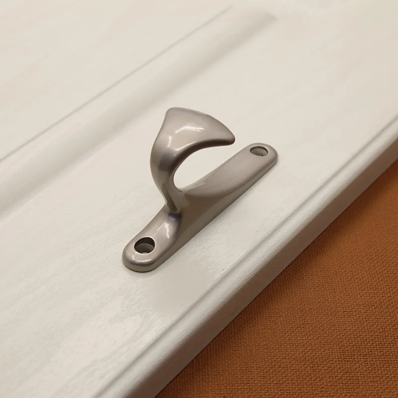 Современный простой черный Золотой хром никель украшение стены крюк бронзовая