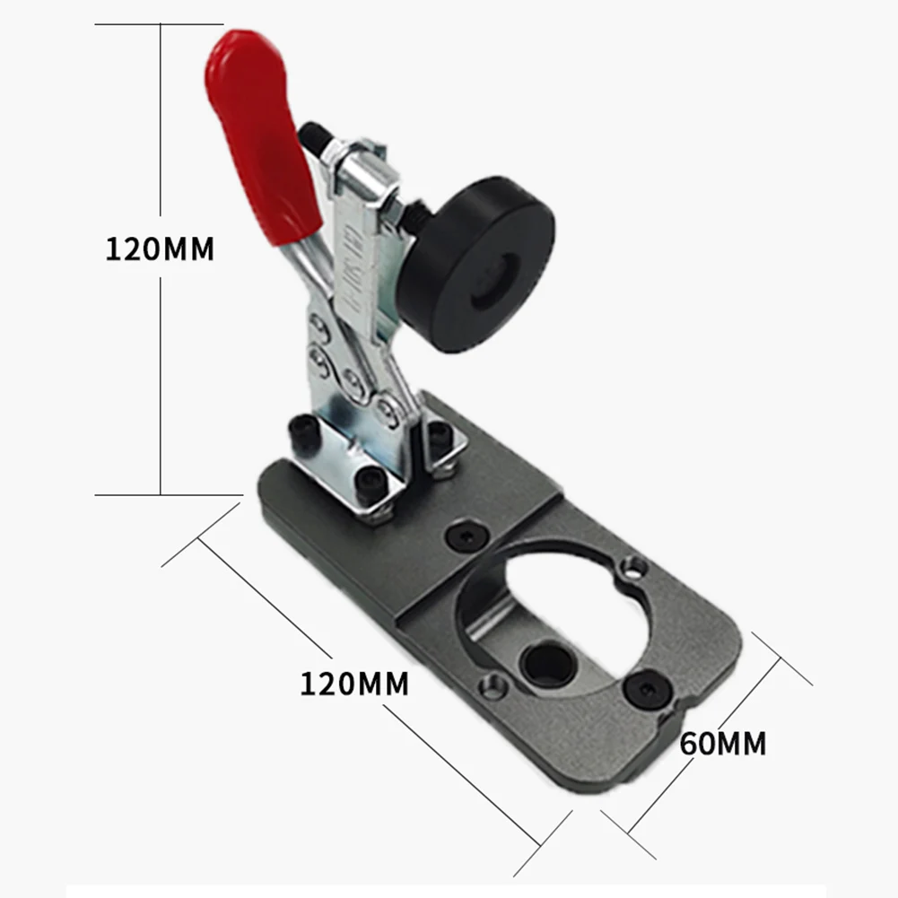 

Woodworking Hole Drilling Guide Locator 35mm Hinge Boring Jig with Fixture Aluminum Alloy Hole Opener Template Door Cabinets