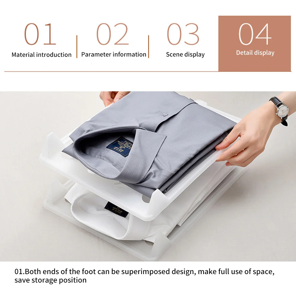 Для взрослых и детей Одежда для хранения досок футболки Джемперы Организатор