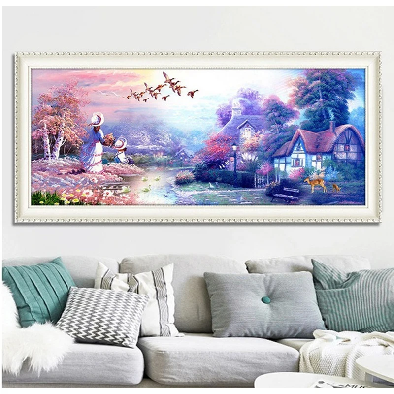 5d алмазная живопись мечта Сад Коттедж Сделай Сам Алмазная мозаика наборы для