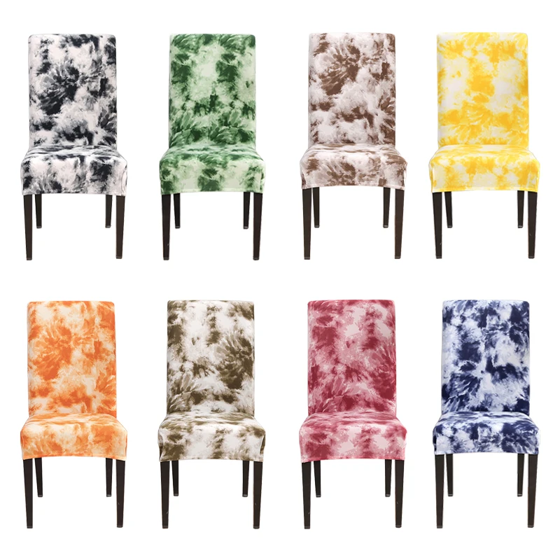 Чехлы на стулья с принтом Graffit спандекс в полоску эластичный чехол для стула