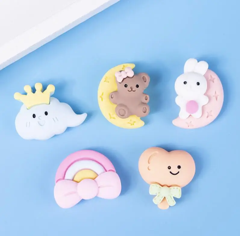 Кабошоны из смолы с плоской спинкой для скрапбукинга 20 шт./лот - купить по