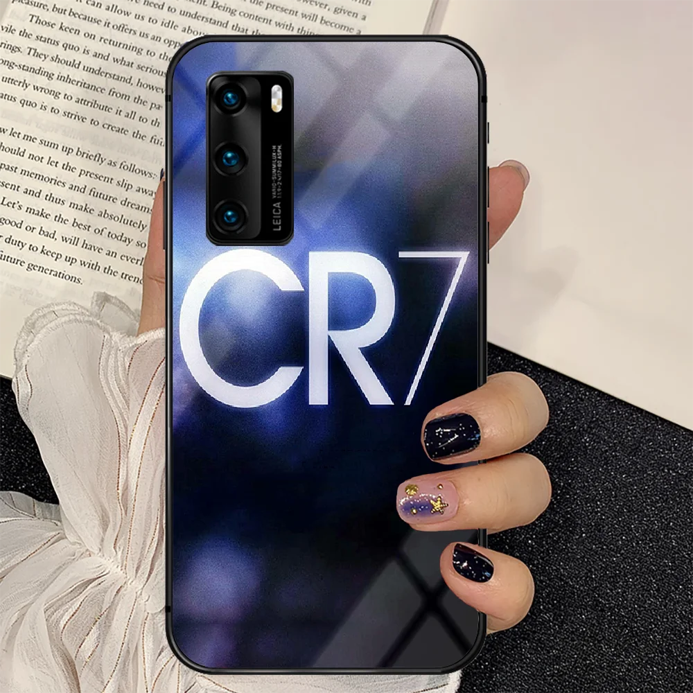 

Ronaldo CR7 Football Phone Tempered Glass Case Cover For Huawei P Nova Mate 5T 20 30 40 E Pro Lite Smart 2019 2021 Fashion