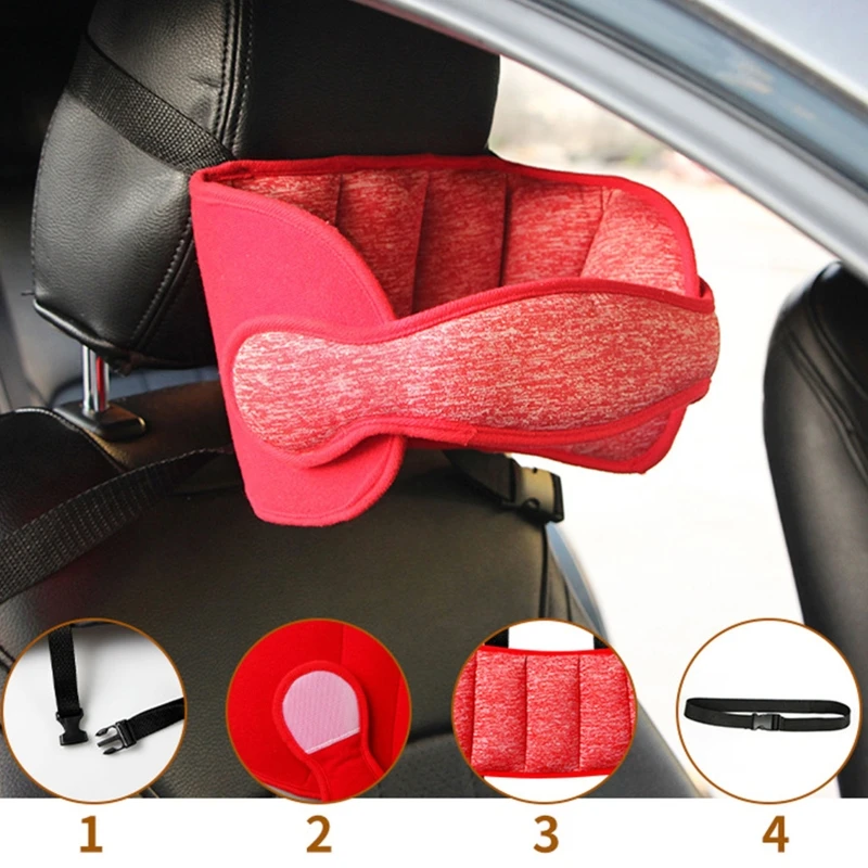

Baby Head Fixed Sleeping Pillow Headrest Adjustable Kids Seat Head Supports Neck Safety Protection Pad Headrest top quality