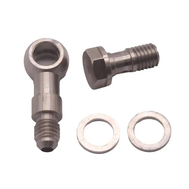 Комплект болтов банджо турбо подача масла Garrett M10X1.5 mm / 4AN + 1 8mm ограничитель
