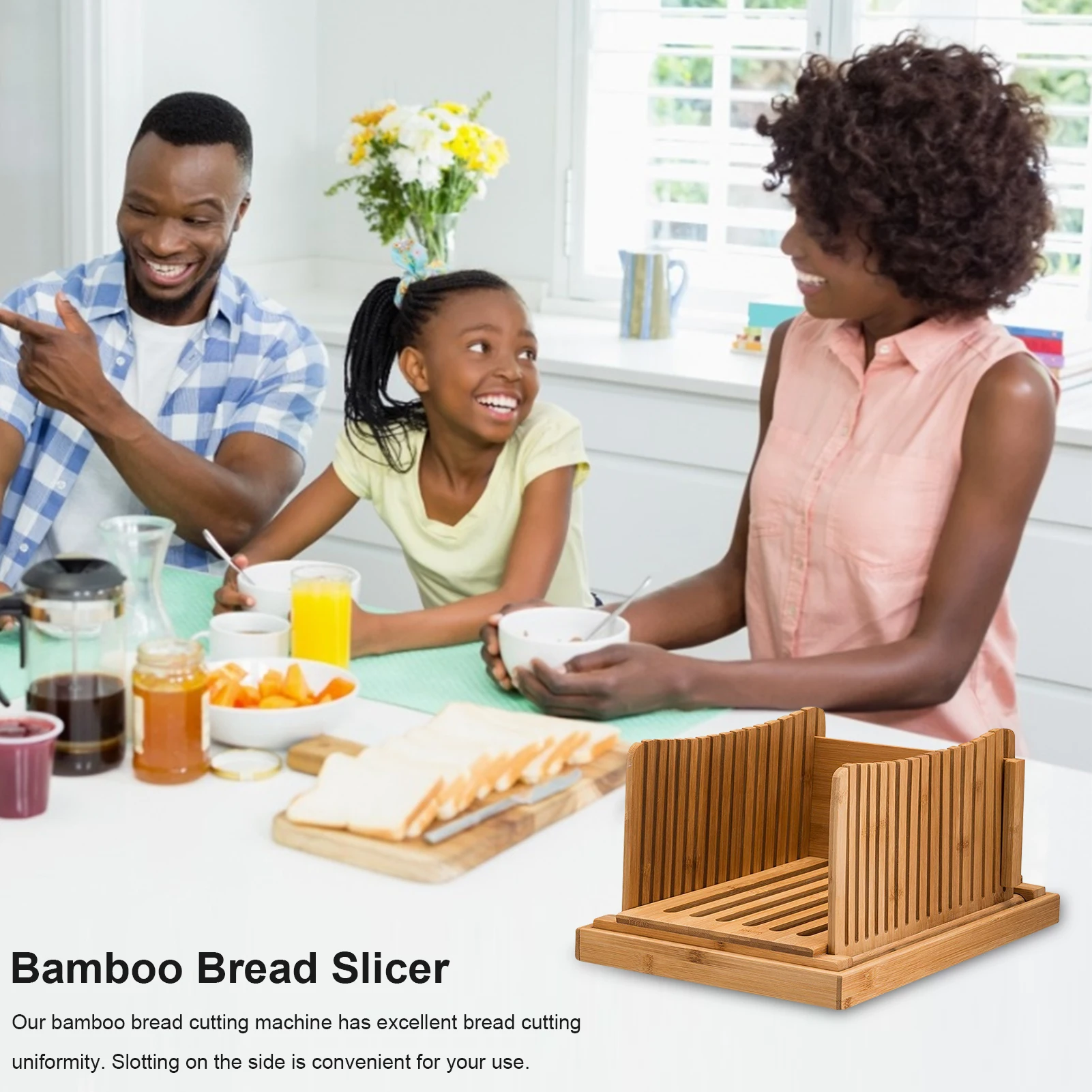 Направляющая для резки бамбукового хлеба деревянная машина складных компактных