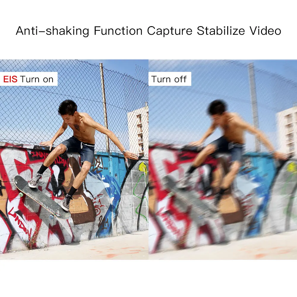 Action Camera 4K/30fps With EIS Function External Mic WiFi 170D Underwater Waterproof 30M Video Record Remote Control Sport Cam |