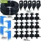 KESLA 5M-100M 4L 8L эмиттер компенсации давления набор полива для сельского хозяйства теплицы капельного орошения системы w перфоратор