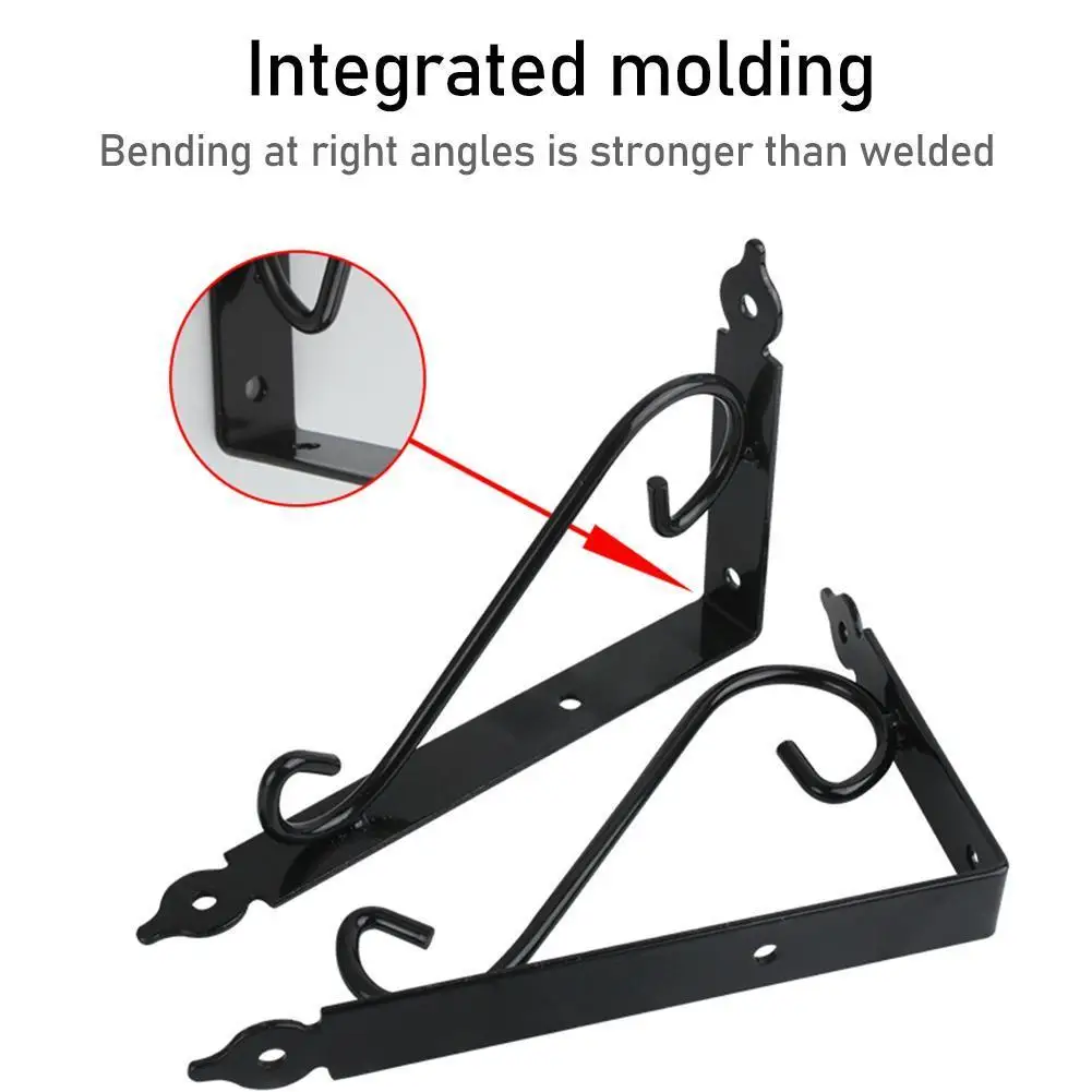 

Cast Iron Triangle Shelf Bracket Wall Vintage Right Bracket Fixed Wood Pattern Frame Panel Shelves Bearing Antique Load Ang L4T5