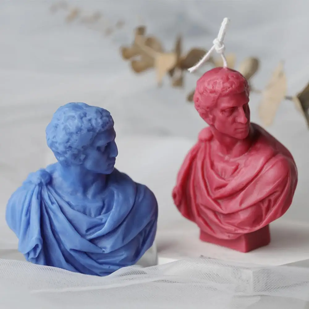 

Форма для свечей Brutus Sculture, силиконовые формы для ароматерапии в виде портрета, инструмент для изготовления свечей, свадебные украшения