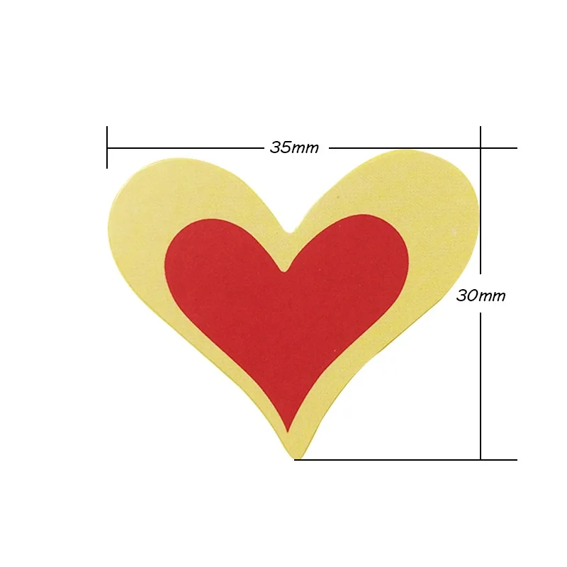 

90pcs/pack Red Love Labels For Envelope Seal Sticker Wedding Birthday Gifts Package Label