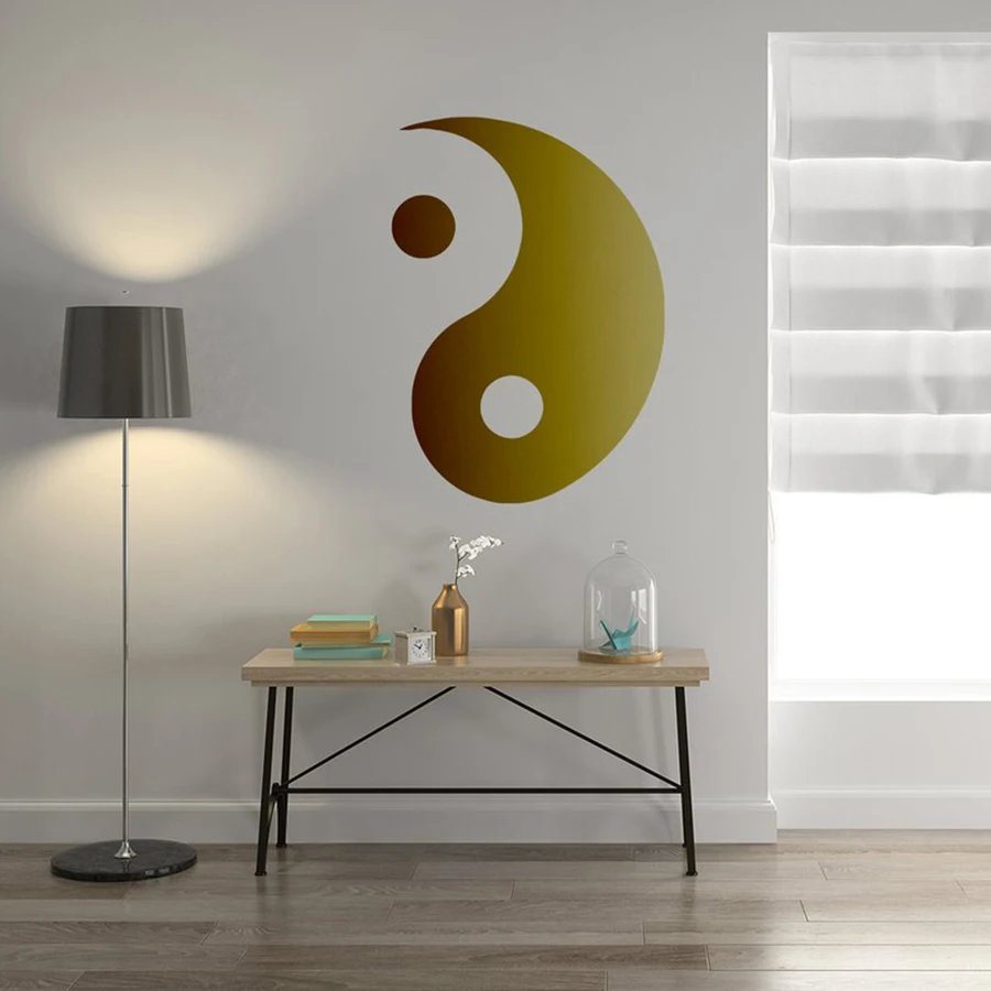 

Aufkleber Vinyl Aufkleber Yoga Fenster Kunst Ying Mandala Symbol Vynil Spirituelle Zen Wandbild Balance Aufkleber Kunst
